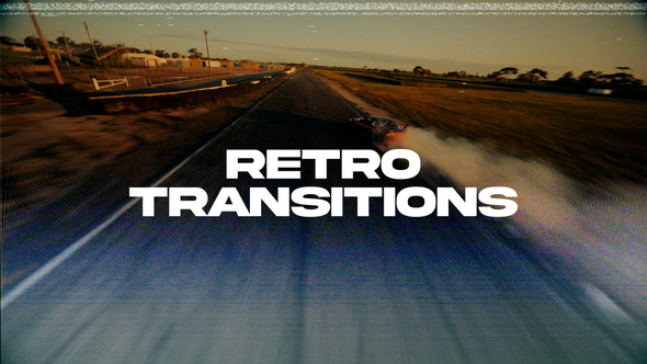 Retro Transitions Elements template preview