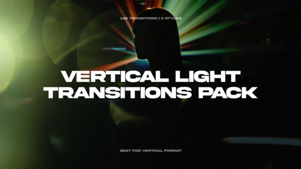 Vertical Light Transitions Pack Elements template preview