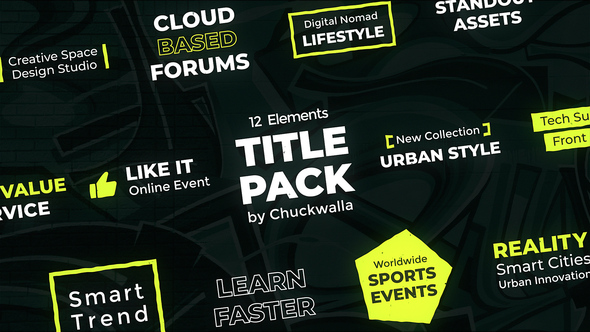 Title Pack Titles template preview
