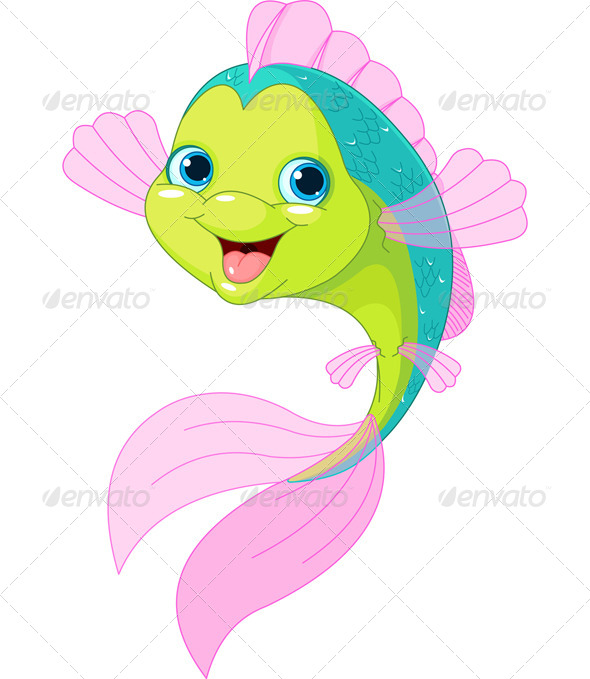 cartoon fish by dazdraperma graphicriver