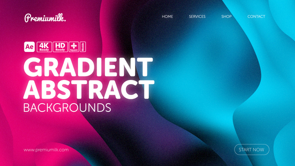 Gradient Abstract Backgrounds Elements template preview