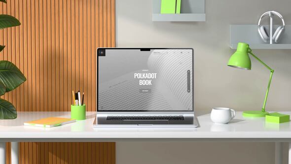 Sweet Room - Animated 3D Laptop Mockups Website Presentation Product Promo template preview