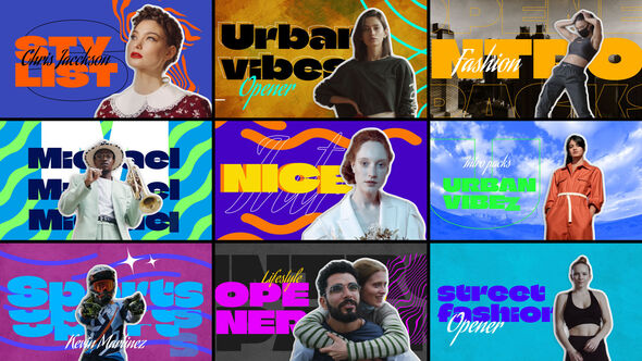 Freeze Frame Elements template preview