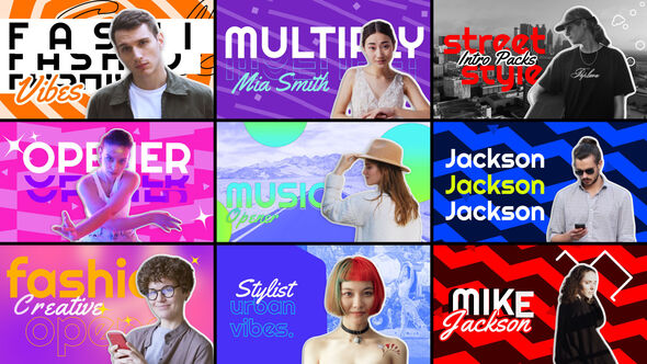 Freeze Frame Elements template preview