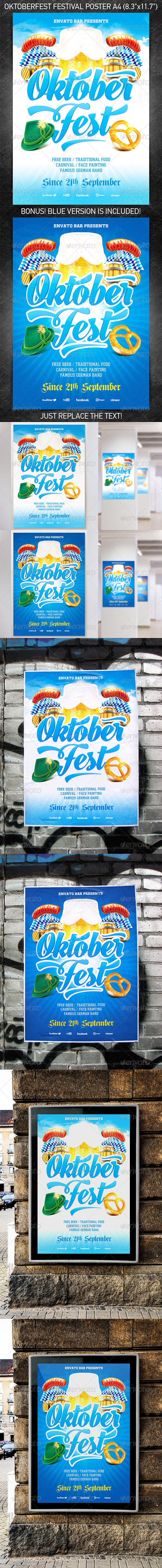 Oktoberfest Festival Poster Vol.2 - Holidays Events