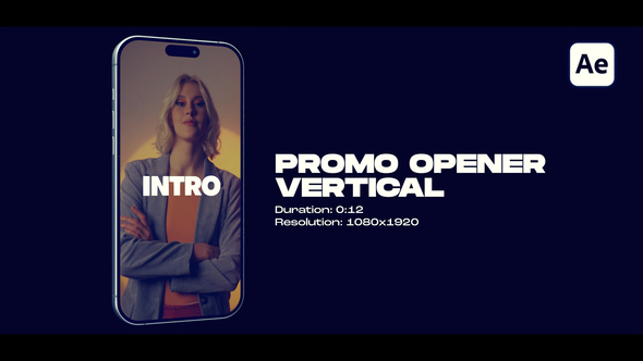 Vertical Promo Opener Openers template preview
