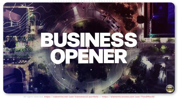 Corporate Topology Presentation Openers template preview