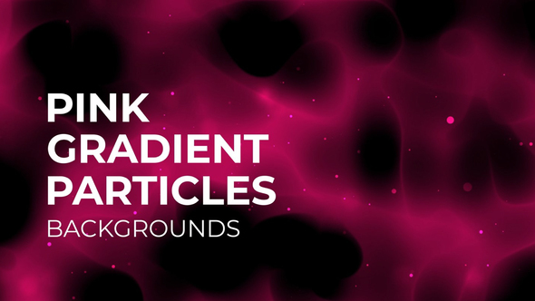 Pink Gradient Particles Background Animated Pack Elements template preview