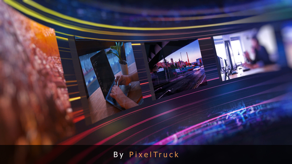 Looped Slideshow | Background Elements template preview