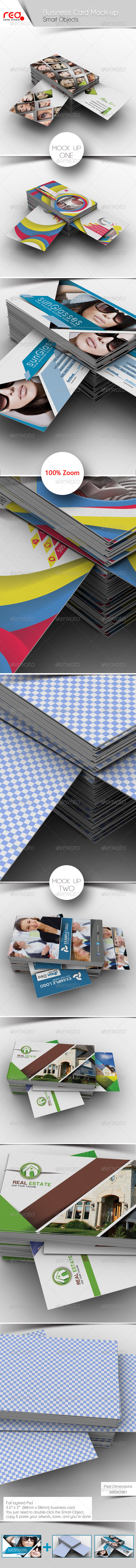 Business Card Mock-Up - Print Product Mock-Ups