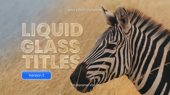 Liquid Glass Titles V2 Titles template preview