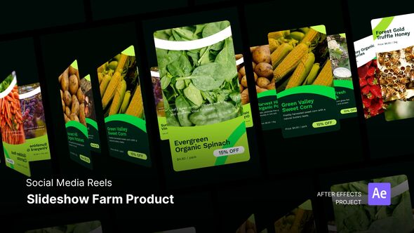 Reels - Slideshow Farm Product After Project Files Product Promo template preview