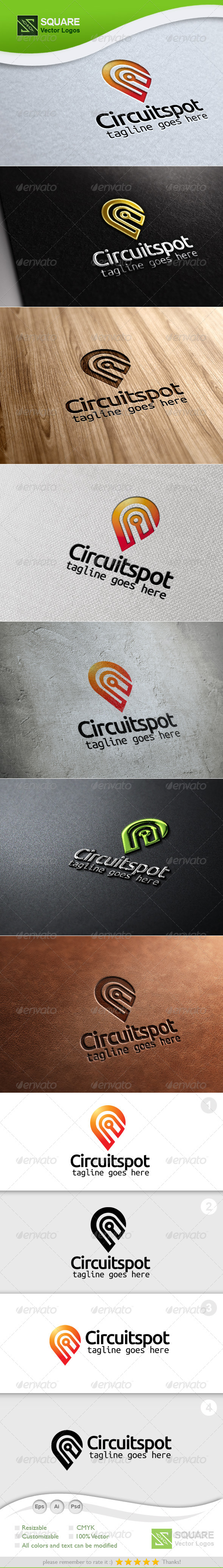 Technology, Locator Vector Logo Template - Symbols Logo Templates