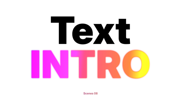 Text Intro | After Effects Titles template preview