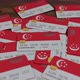 credit cards background with Singapore flag - VideoHive Item for Sale