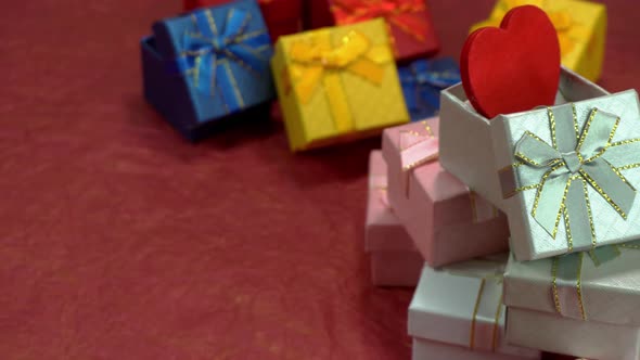 Romantic Set of Gifts for Valentine's Day and Birthday