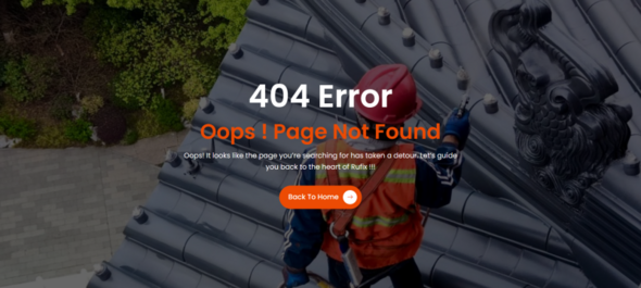 Rufix - Roofing Services Elementor Template Kit
