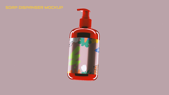 Soap Dispenser Mockup Product Promo template preview