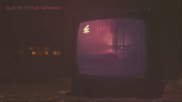 Old TV Title Opener Openers template preview