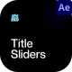 Title Sliders - VideoHive Item for Sale