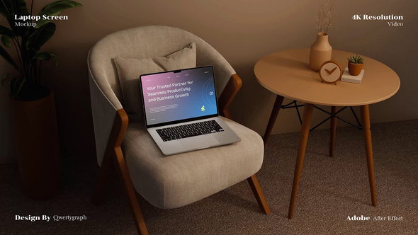 Laptop Screen Mockup Product Promo template preview