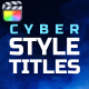 Cyber Style Titles Pack / FCPX Cyber Style Titles Pack / FCPX - VideoHive Item for Sale