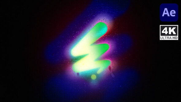 Glitch Logo Reveal Logo Stings template preview