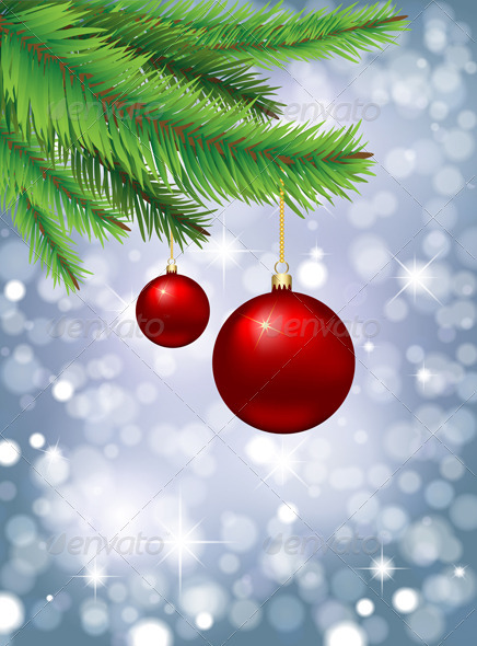 Christmas bauble background - Christmas Seasons/Holidays