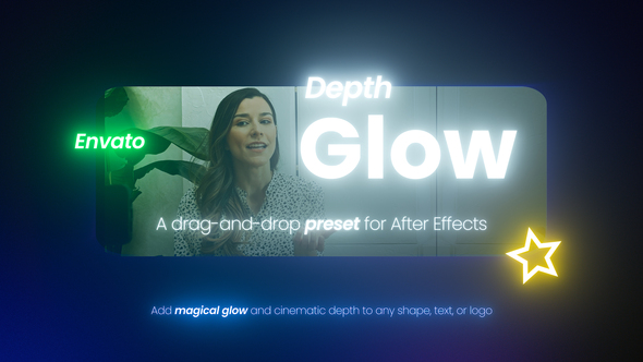 Depth Glow Elements template preview