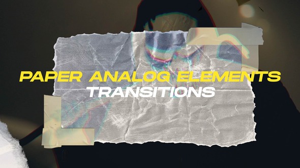Paper Analog Elements Transitions Elements template preview