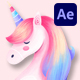 Unicorn Birthday Party Invitation - VideoHive Item for Sale