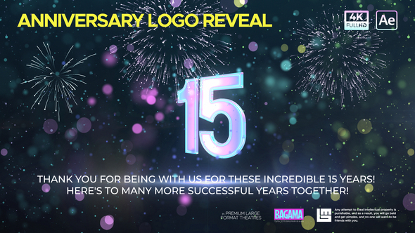 Anniversary Logo Logo Stings template preview