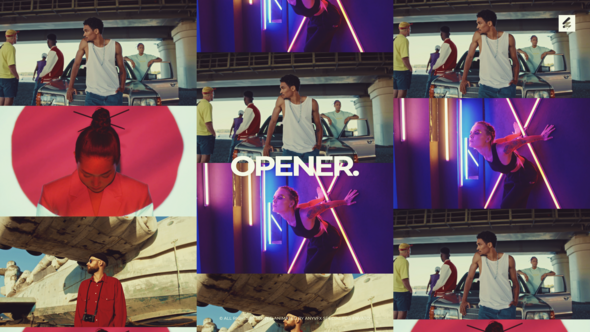 Opener. Openers template preview