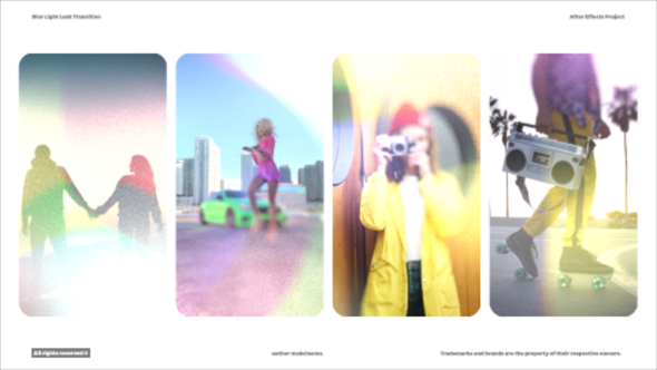 Blur Transition - Light Leak Transition Elements template preview