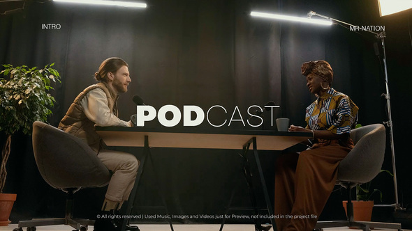 Podcast Intro Openers template preview