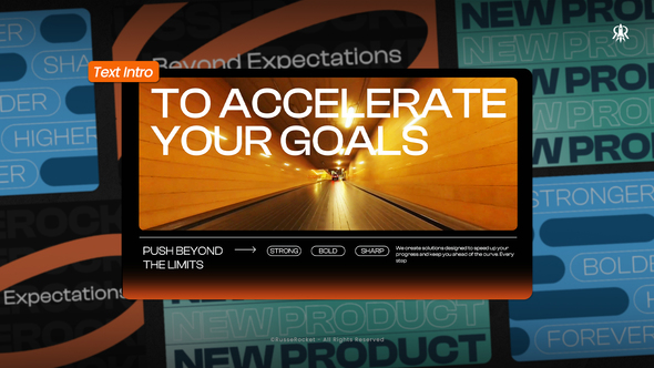 Text Intro Openers template preview