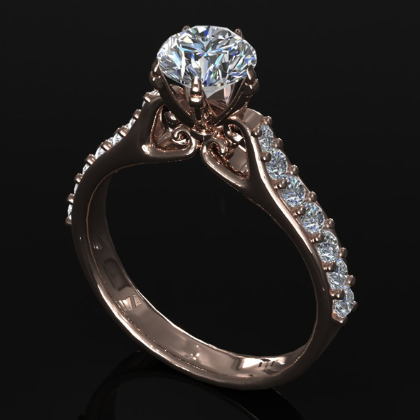 CK Diamond Ring - 3Docean 5471293