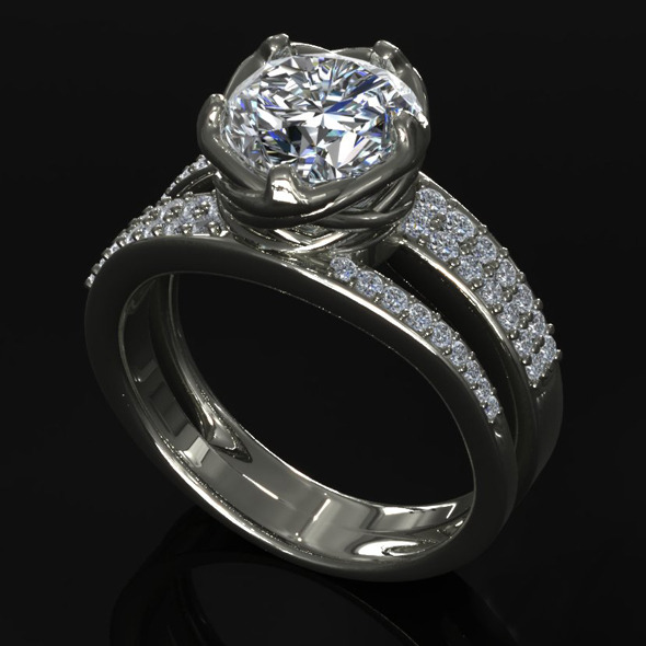 CK Diamond Ring - 3Docean 5471417