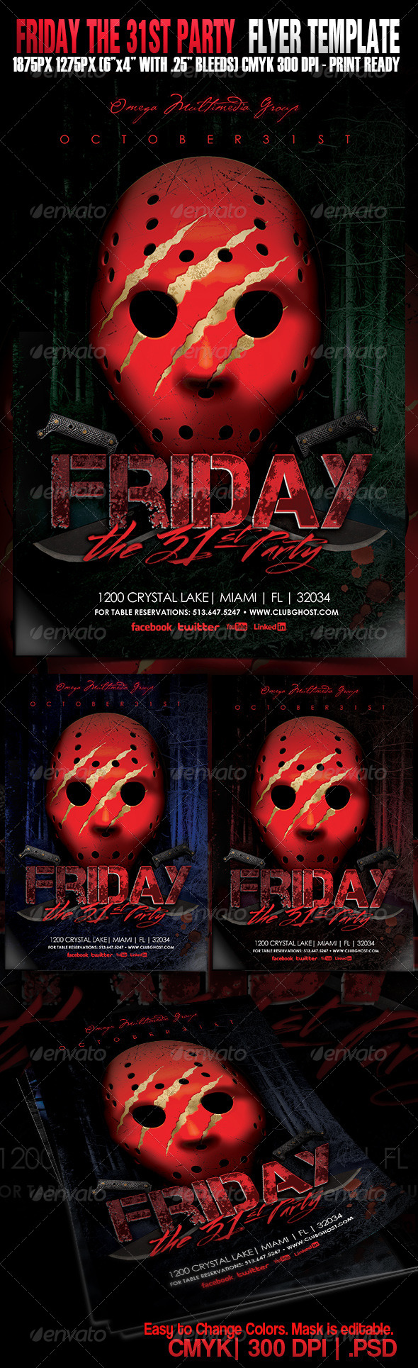 Friday The 31st Party - Events Flyers