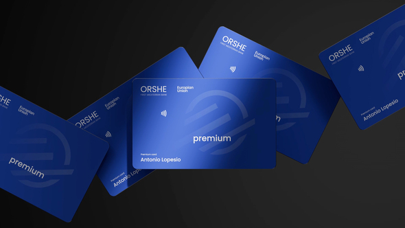 Credit Card Mockup Product Promo template preview