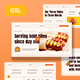 Cream Brown Orange Fast Food Business Plan Google Slides Presentation