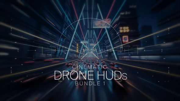 Drone Hud UIs - Bundle 1 Infographics template preview