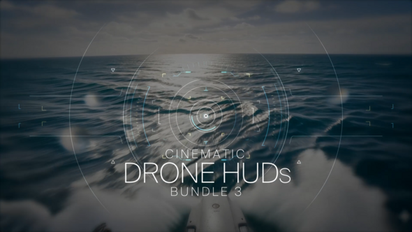Drone Hud UIs - Bundle 3 Infographics template preview