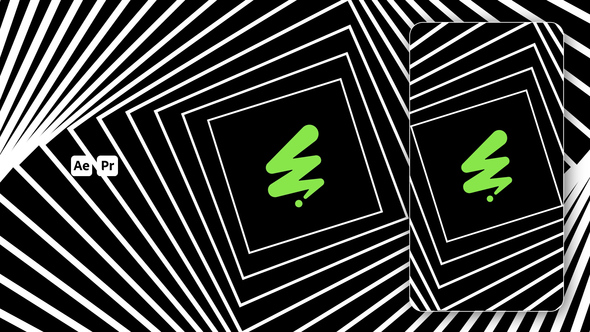 Kinetic Logos 07 Logo Stings template preview