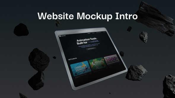 Saas Intro Product Promo template preview