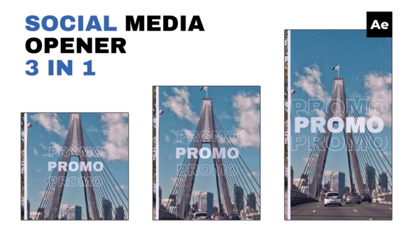 3 in 1 Social Media Opener /Ae Openers template preview
