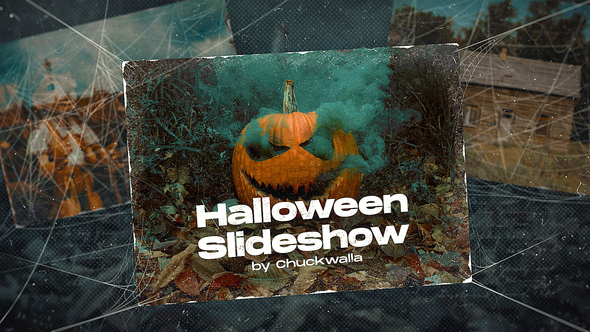 Halloween Photo Slideshow Video Displays template preview