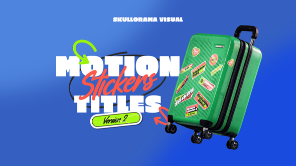 Motion Stickers Titles V2 Titles template preview