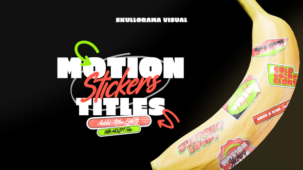 Motion Stickers Titles Titles template preview