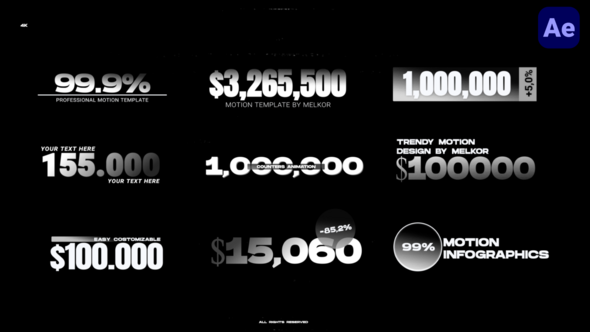 Counters Infographics template preview